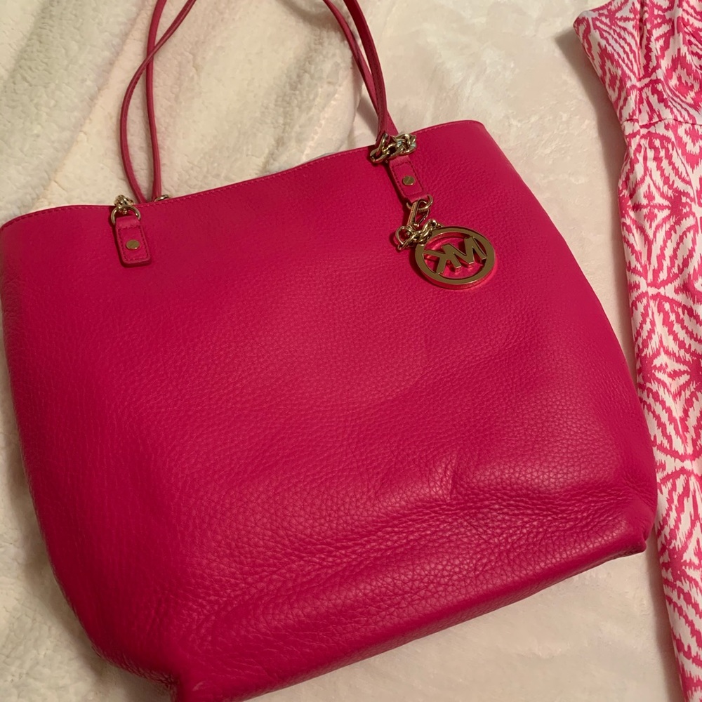 MK leather bags in beautiful bright colors